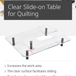 Dreamworld Plexiglass Sew Portable Table: Brand New In Box