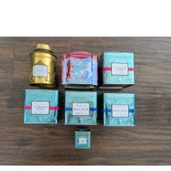 Lot of 7 Fortnum & Mason Tea Tin Queens Ceylon Royal Blend 8.8 oz Empty