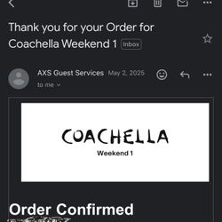 Coachella Week 1 - Ticket