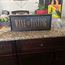 Wine Tasting Sign
