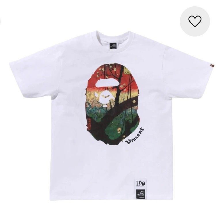 Bape Van Gogh Shirt Size Large