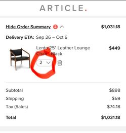 Article Lento - Barely Used