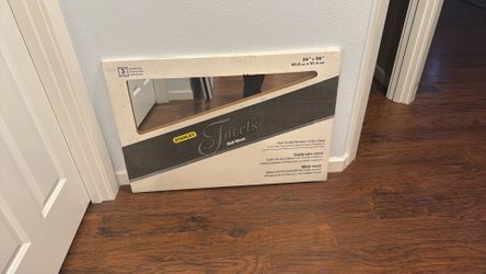 Stanley Facets Wall Mirror 24”x 36”