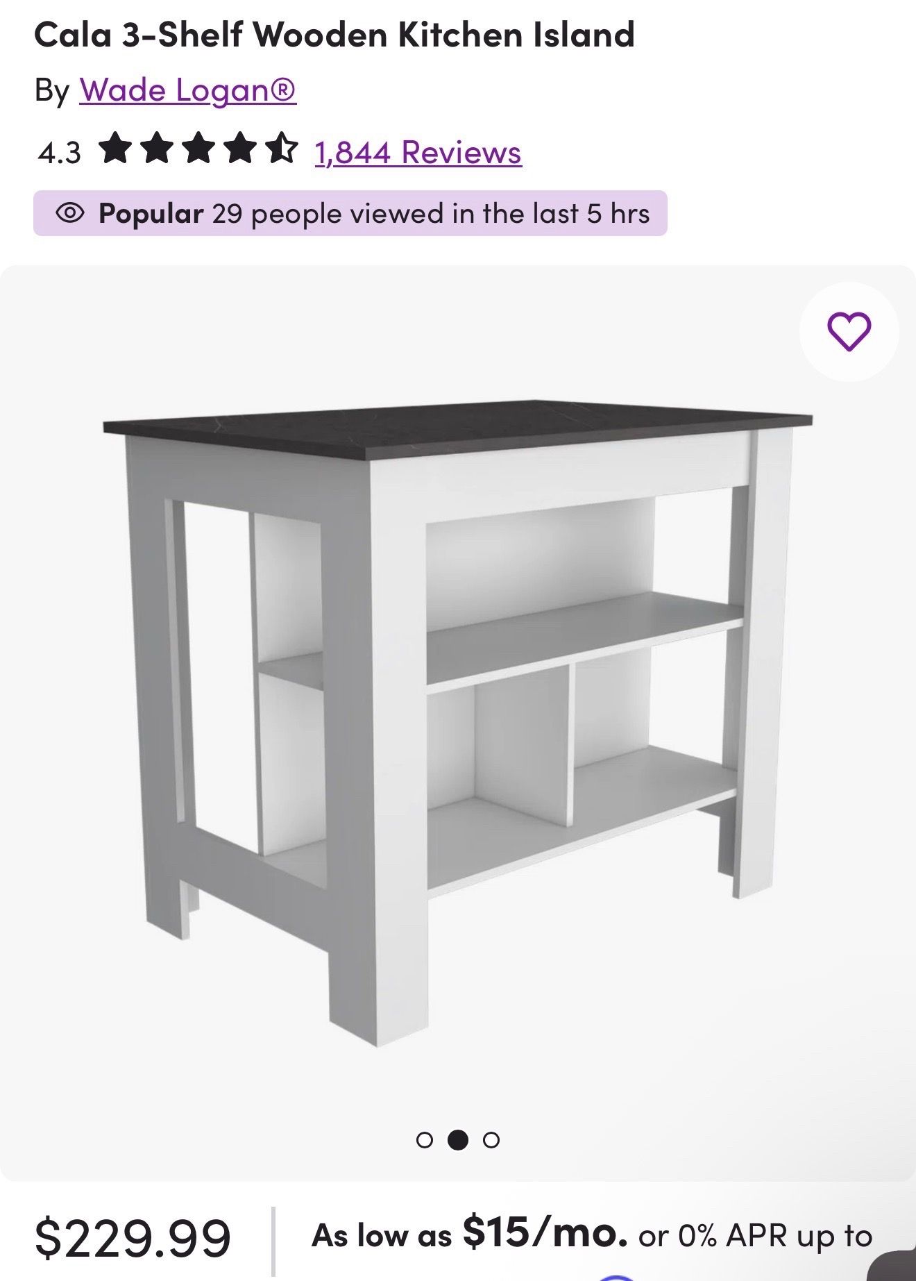 Kitchen Island with Chairs