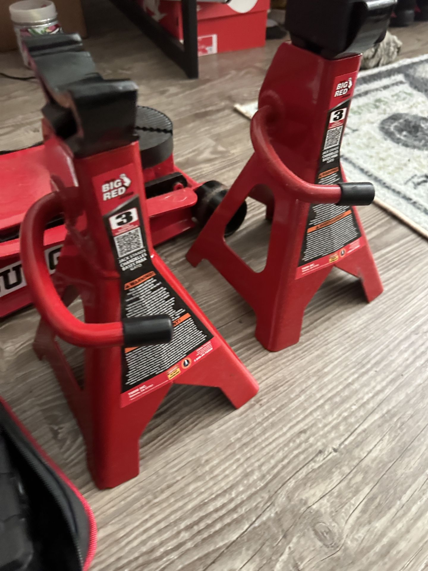3 Ton Low Pro Floor Jack + (2) Jack Stands + Impact Wrench + More for Sale  in Atlanta, GA - OfferUp