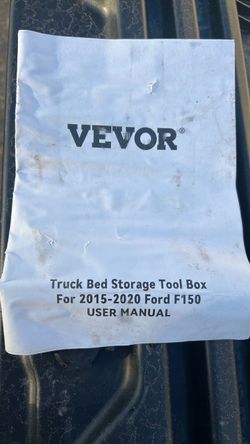 Truck bed storage tool box