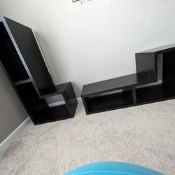2 Piece TV Stand/Book Shelf