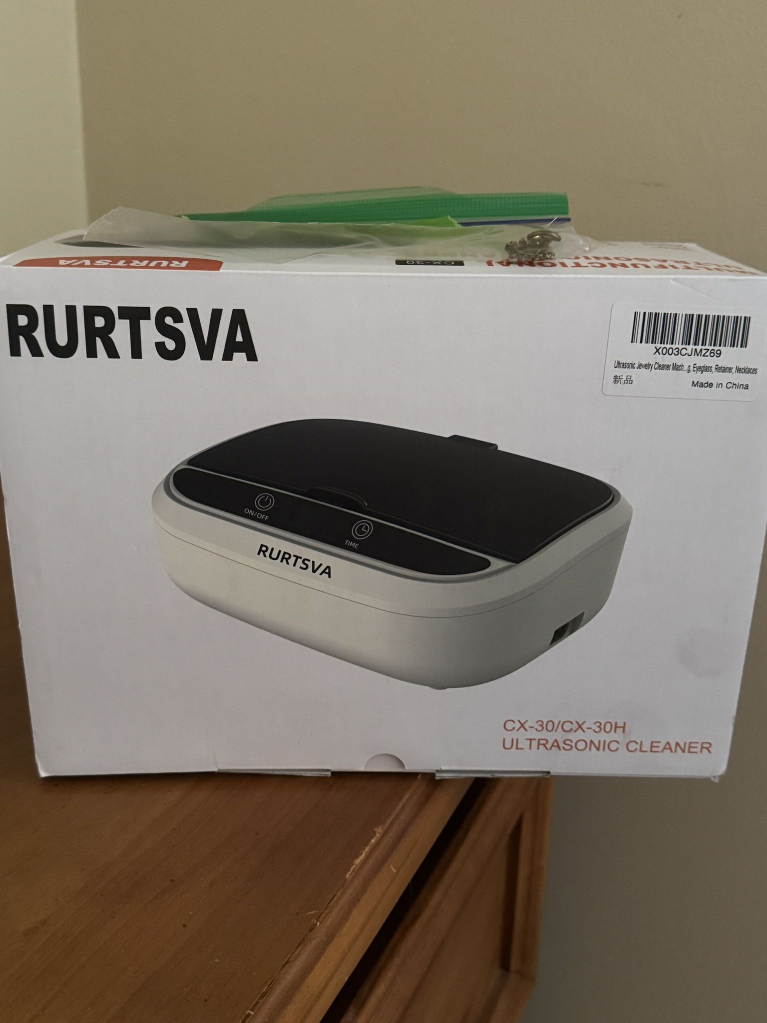 RURTSVA Ultrasonic Cleaner Machine for Jewelry Watches Glasses