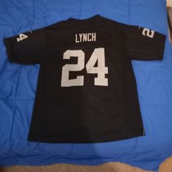 Marshawn Lynch #24 Raiders Jersey Kids Large