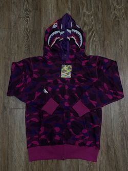 Purple Bape Zip up