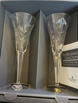 Waterford Crystal- Millennium 2000 Flutes