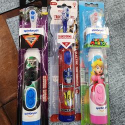 Kids spin toothbrush