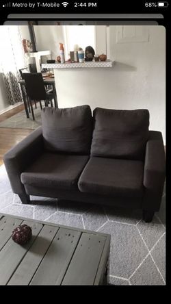 Loveseat and sofa