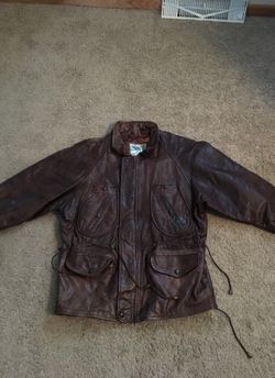 Size large Leather Jacket