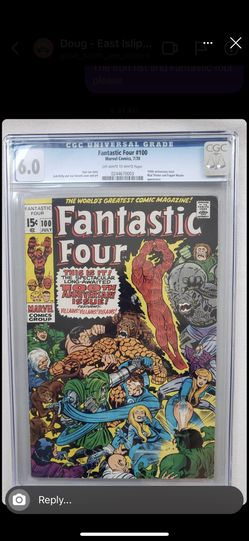 Fantastic Four #100 White Pages