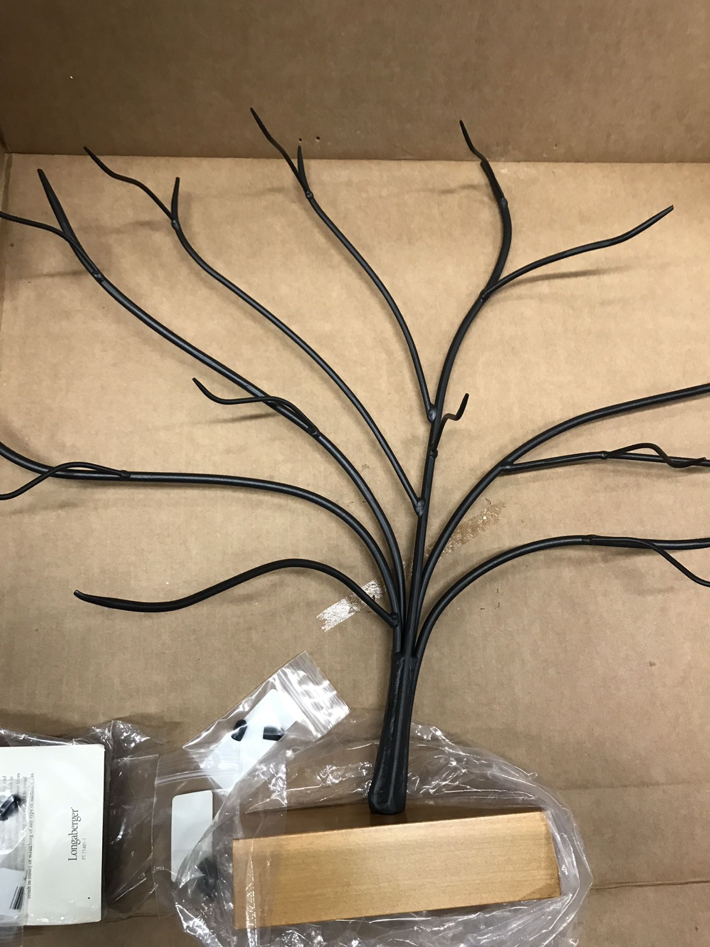 Wrought iron longaberger tree