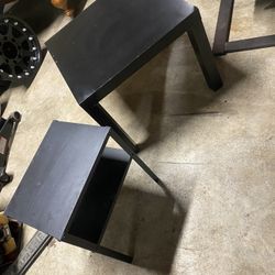 Two Small Side Tables 