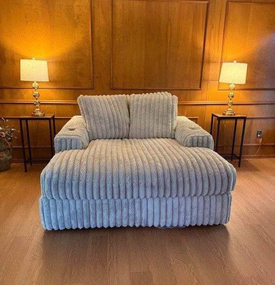 New Plush Oversized Chaise Lounges