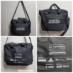 Vtg 2000 4th Annual L.A. Times Investment Strategies  Expo Messenger Bag