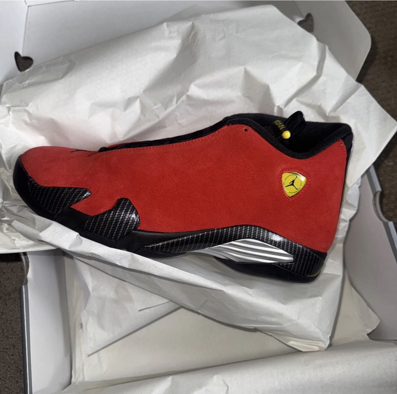 Air Jordan Retro 14 Ferarri Size 10 And 11 Brand New