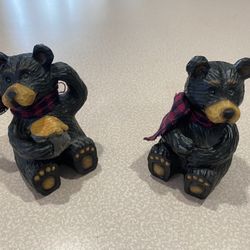 Vintage Young’s Black Bear Figurines
