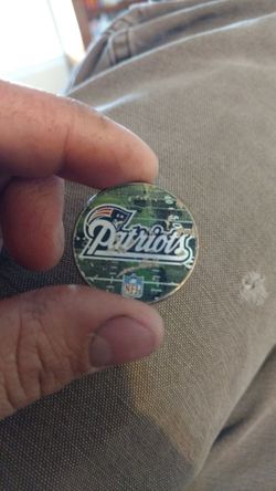 Patriots printed coin