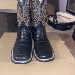 Crocodile Boots 100% Authentic  2 Pairs 