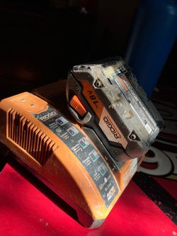 Ridgid 18v battery and charger