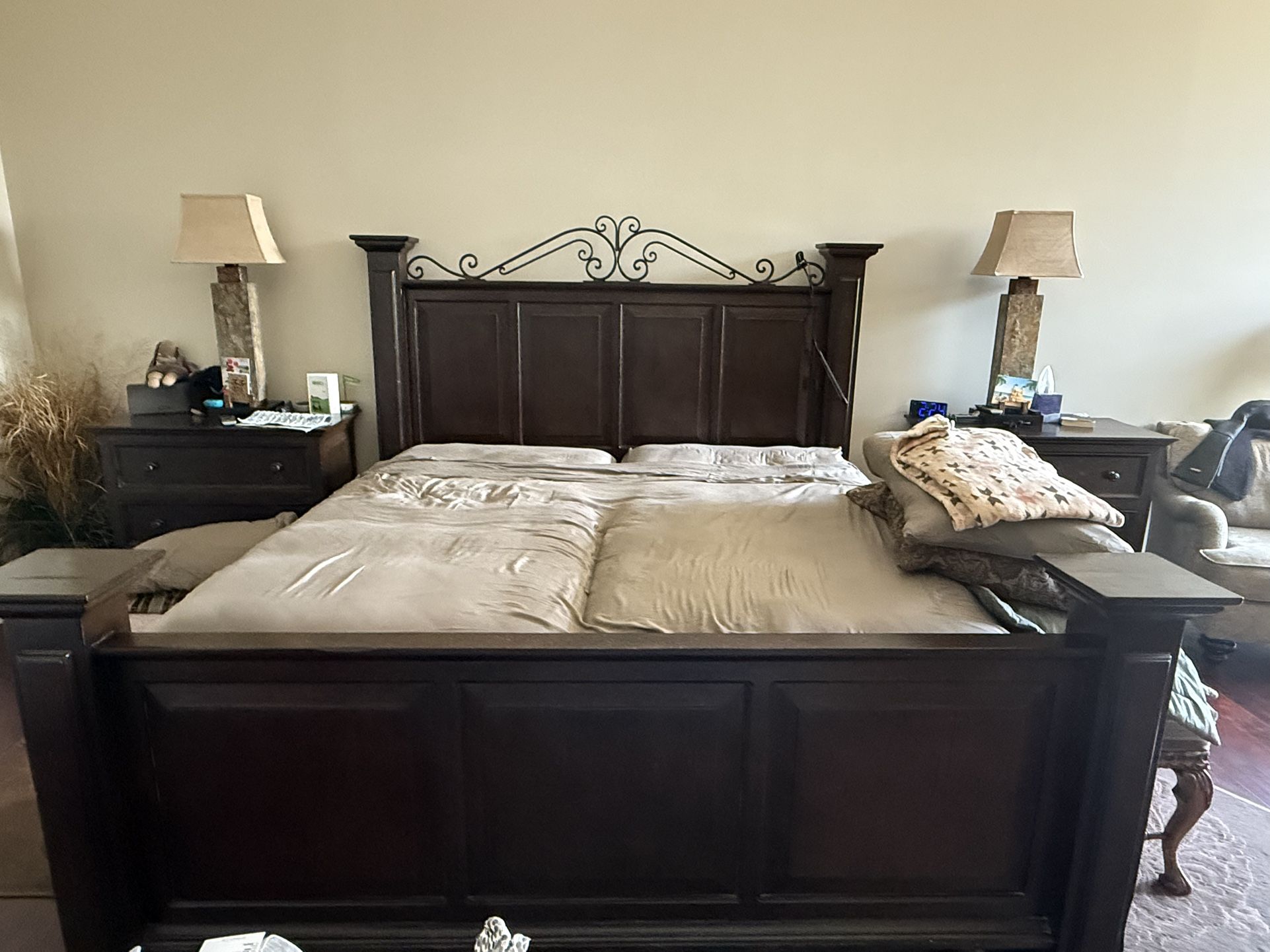 King Bed Frame and Dresser