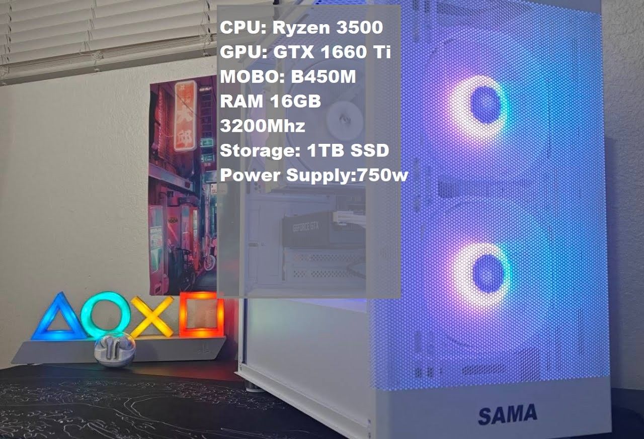 Gaming PC: Ryzen 5 3500 | GTX 1660 Ti | 16GB RAM