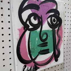 Peter Robert Keil Acrylic Painting Abstract Canvas 11x14