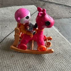 Lalaloopsy Rocker Stroller Combo w Sherri Charades 7” Doll Rare Toy