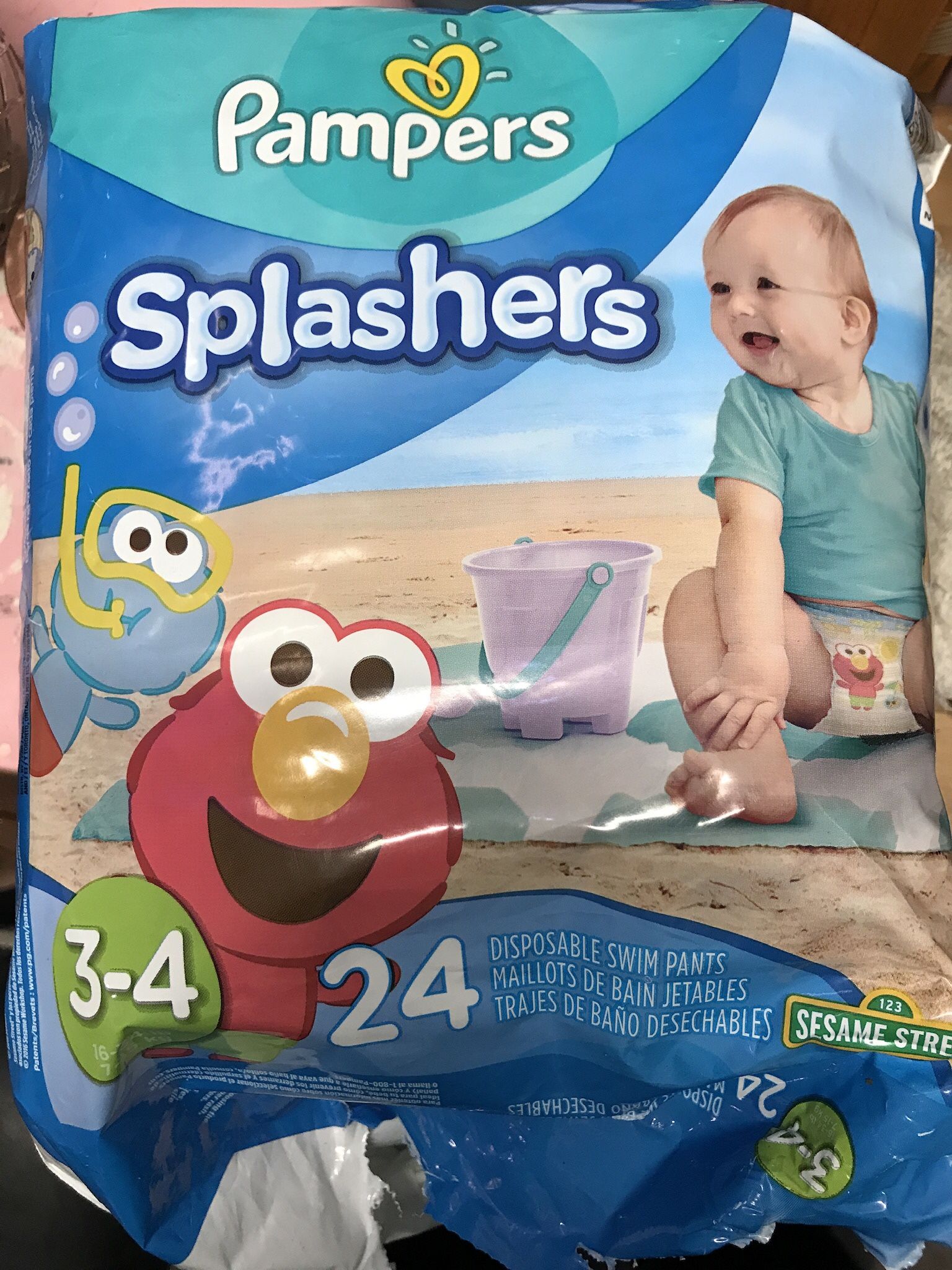 Pampers Splashers Only A Couple Taken Out