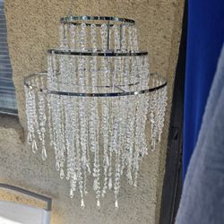3 Tier Crystal Chandelier