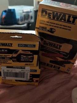 Car jumper two 20v/60v battery