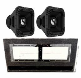 NEW POWERFUL KICKER SOLO X 15” SUBWOOFERS WITH BIG PORTED BOX CUSTOM RGB BOX
