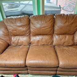 Leather Couch 