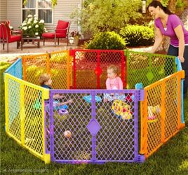 Toddleroo by North States Superyard 8 Panel Baby Play Yard: