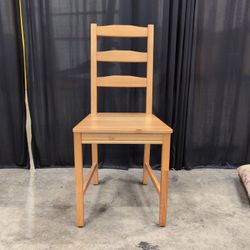 IKEA Jokkmokk Pine Ladder Back Dining Chair