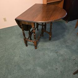 Antique Drop Leaf folding table