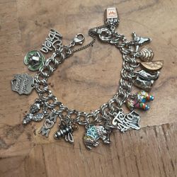 James Avery Bracelet with 16 Charms 