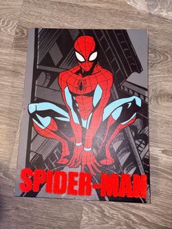 Spider-Man Canvas Wall Art - Chibi Heroes (Spider-Man, Miles Morales, Ghost-Spider)