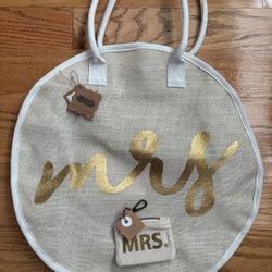 MRS Tote & Change Purse Set