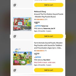 In Search Of Wood Sound Puzzles With Pegs For Toddlers