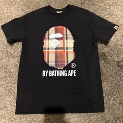 black Burberry Bape Shirtt 