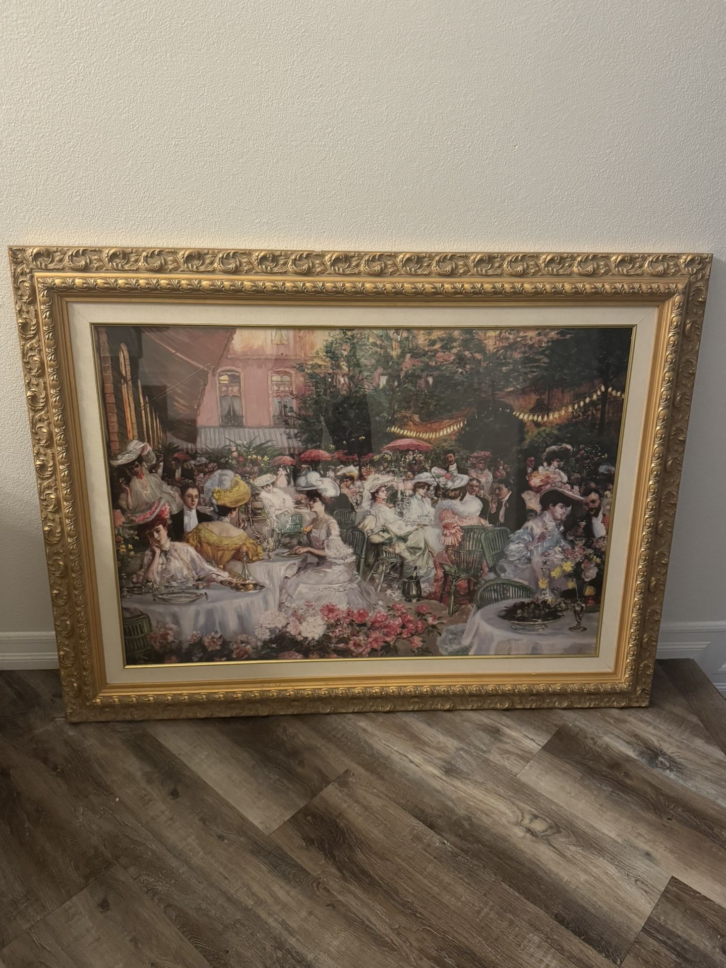 Title: “Le Dîner à l’Hôtel” Framed Art Print by Windsor Art