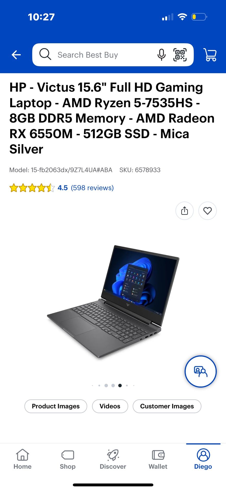 HP Victus Laptop