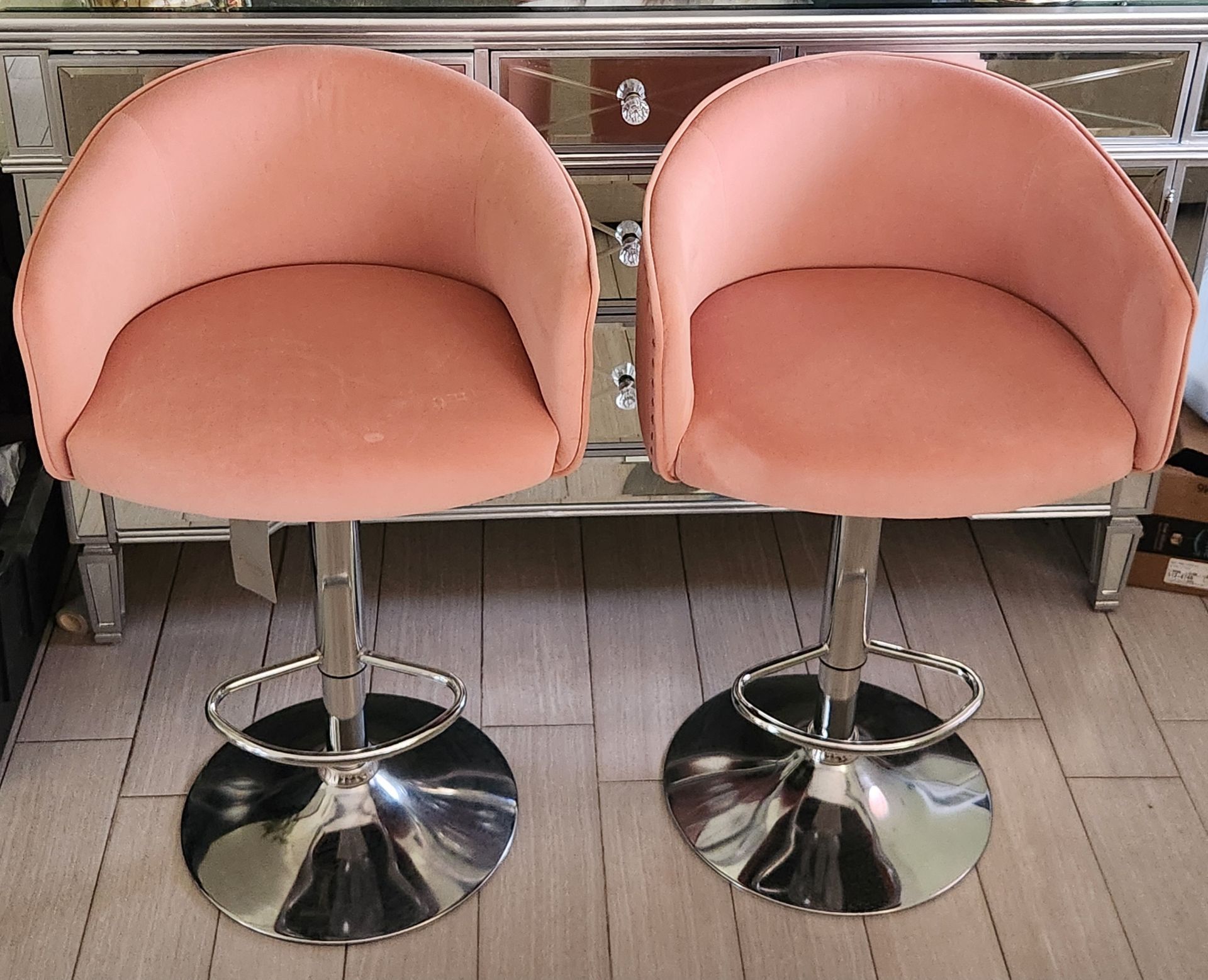 Velvet Stool Set of 2