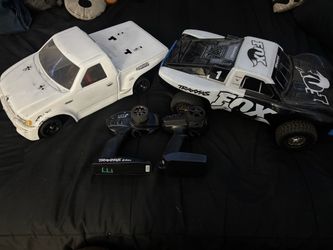 Traxxas RC Trucks Lot with Remotes