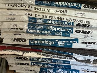 New Roof Shingles black new $550 or better offer for 15 bags.